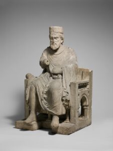 Sculpture of an Enthroned King North Italian ca. 1230–35